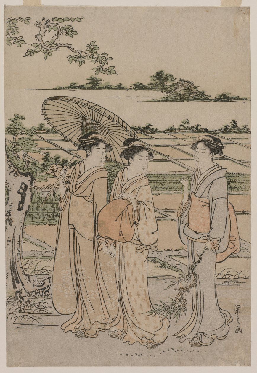 Three Women Strolling in the Countryside   1305122   cs       czech Successfully Translated  Original: Jager onthoofdt een man Translat: Jager onthoofdt een man 1392294 cs czech Successfully Translated Original: Staande naakte vrouw Translat: Staande naakt od Chobunsai Eishi