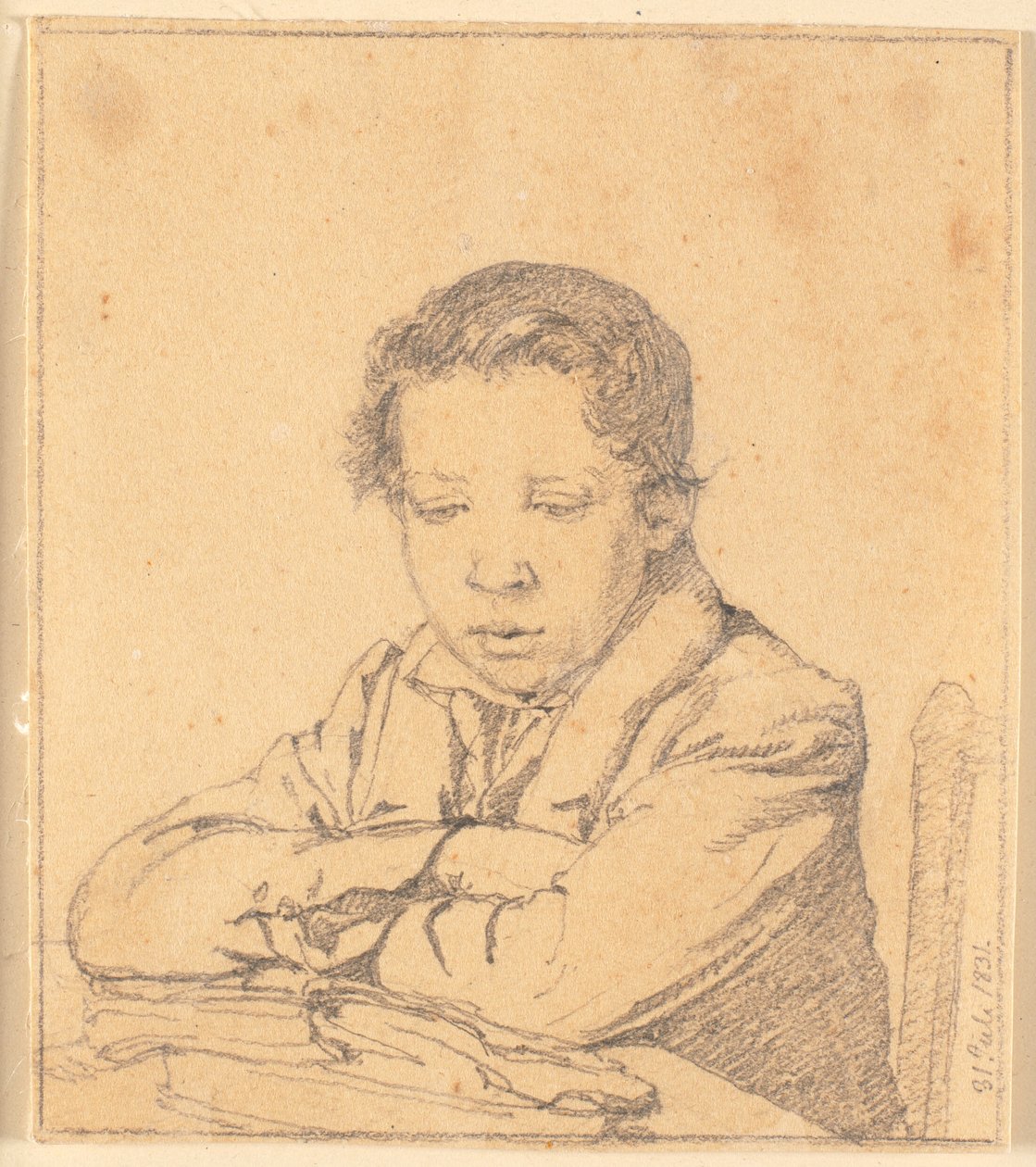 Reading Boy (Fritz Feilberg) od Christen Købke