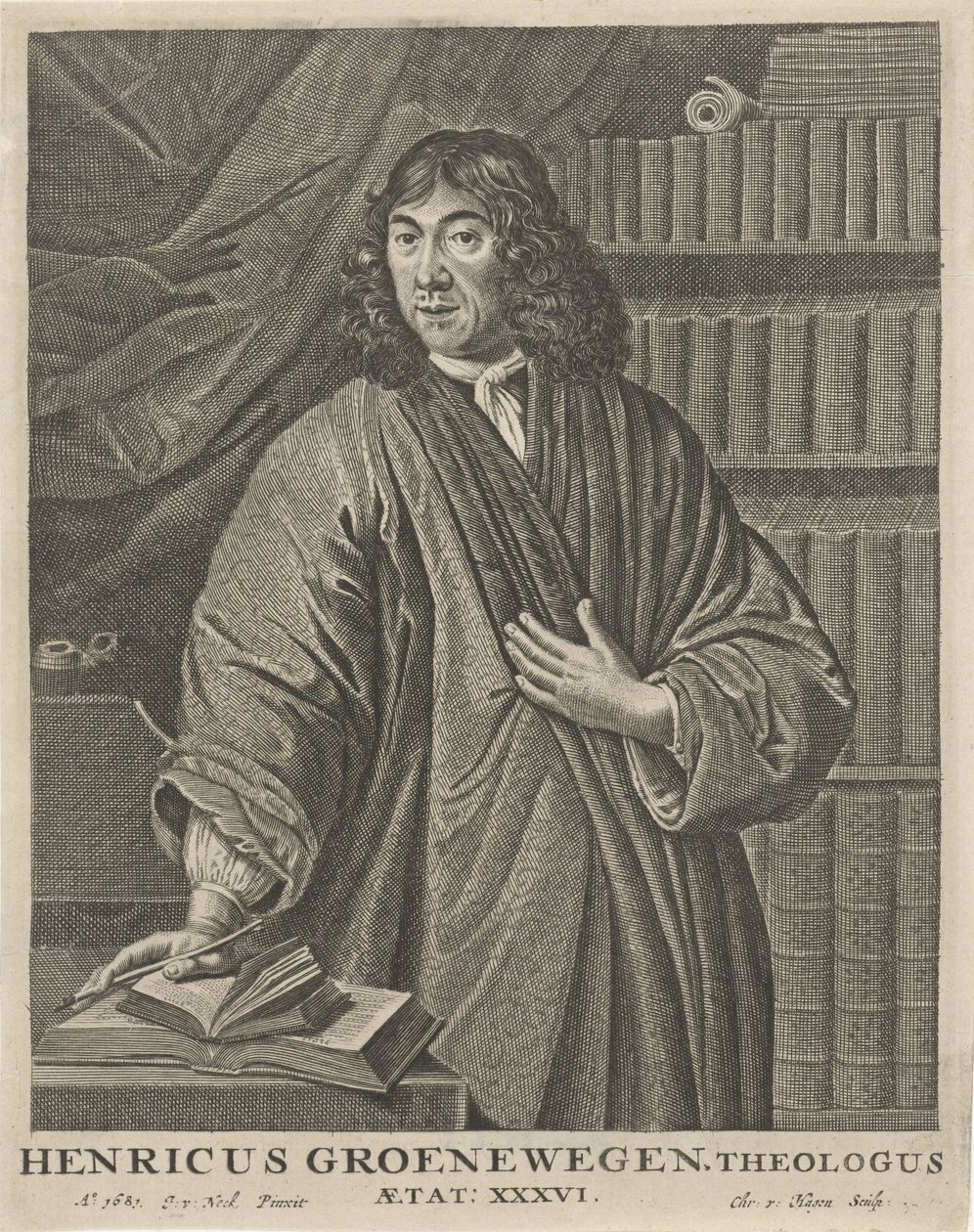 Portrét Henricus Groenewegen od Christiaan Hagen