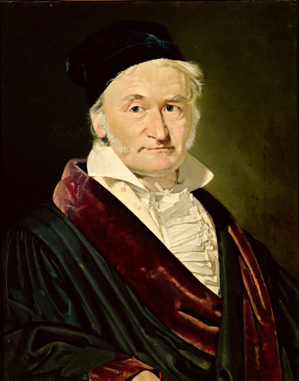 Portrét Carla Friedricha Gausse, 1840 od Christian Albrecht Jensen