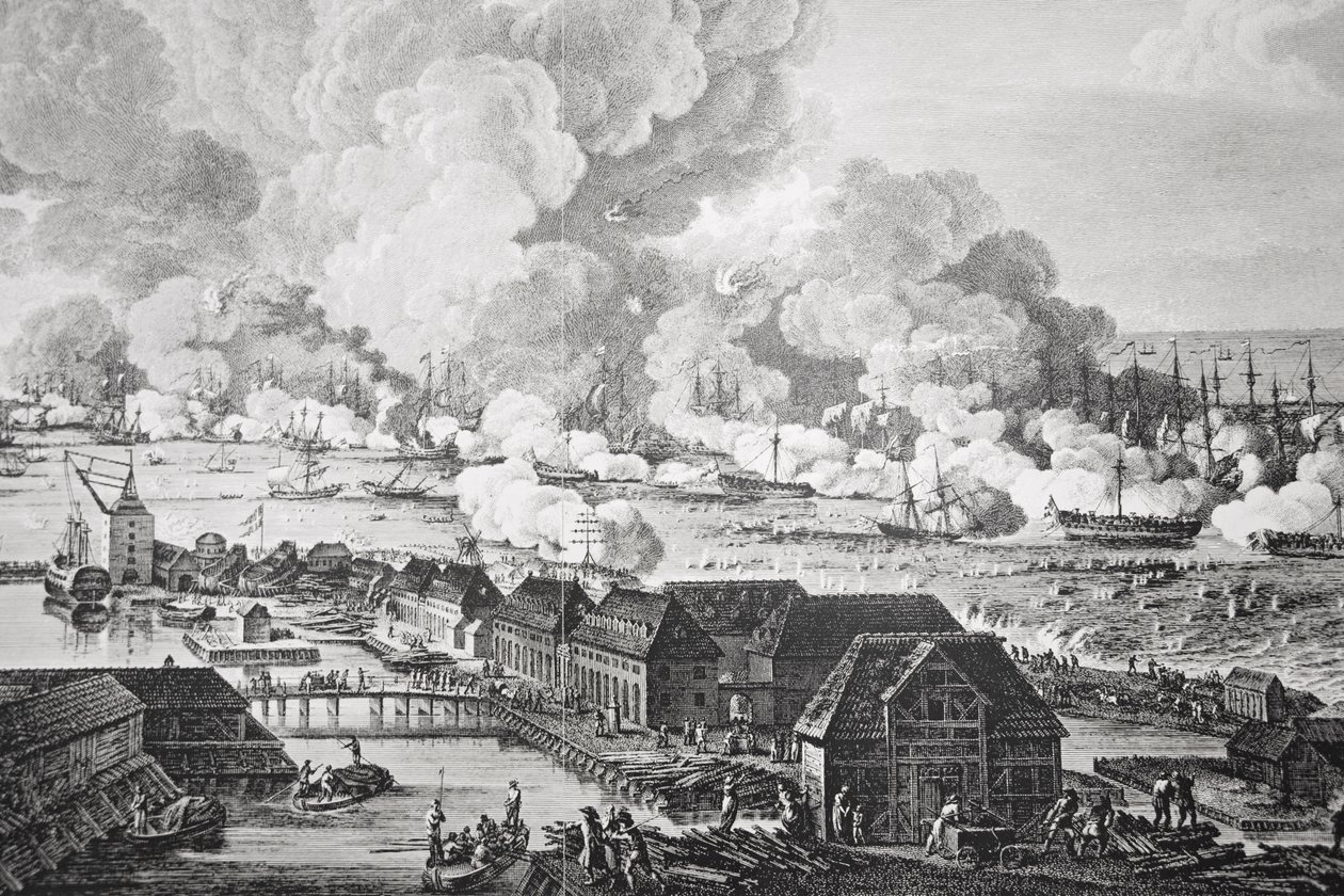 Bitva o Kodaň, 2. dubna 1801 od Christian August Lorentzen