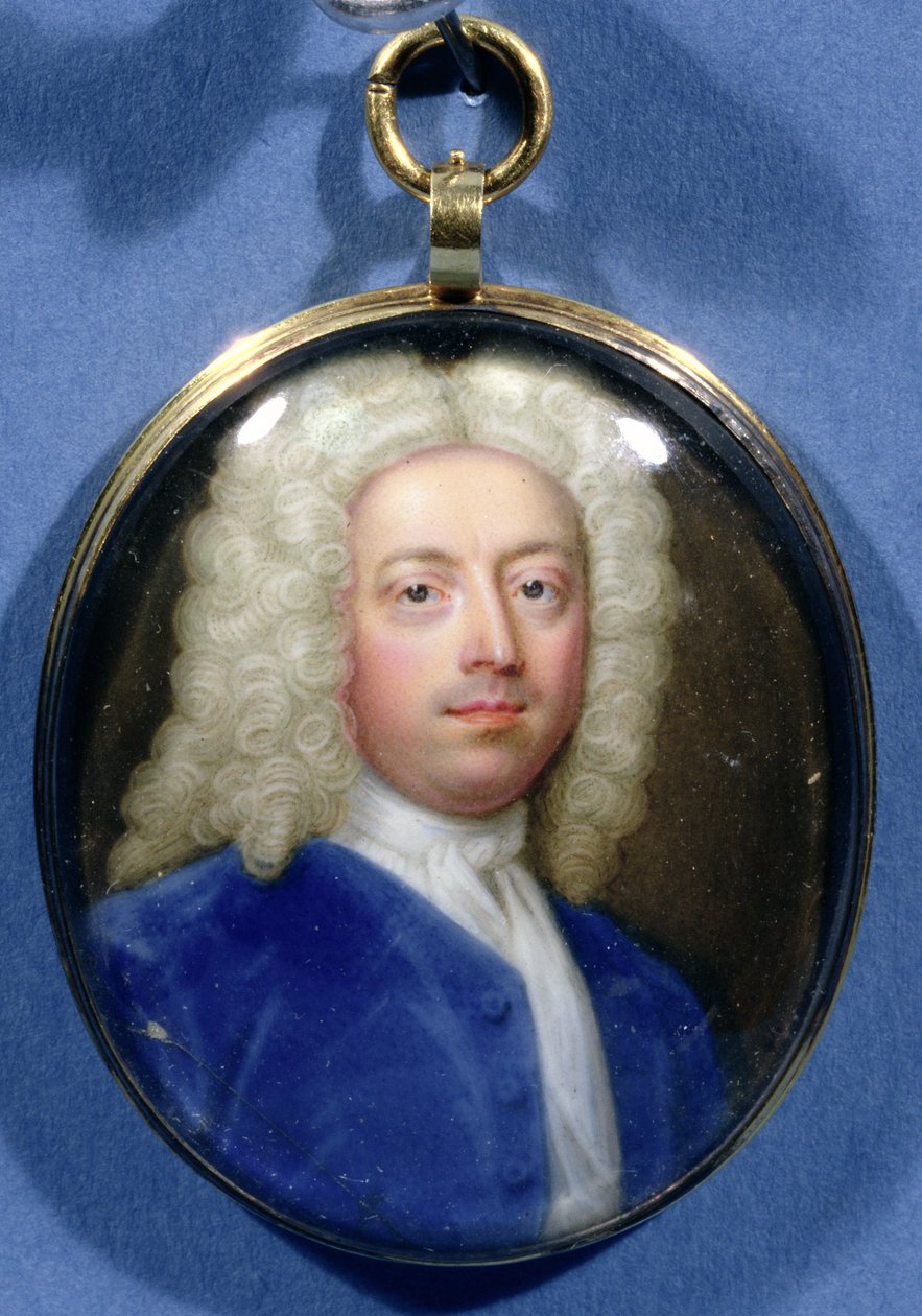 Miniatura Josepha Addisona (1672-1719) od Christian Friedrich Zincke