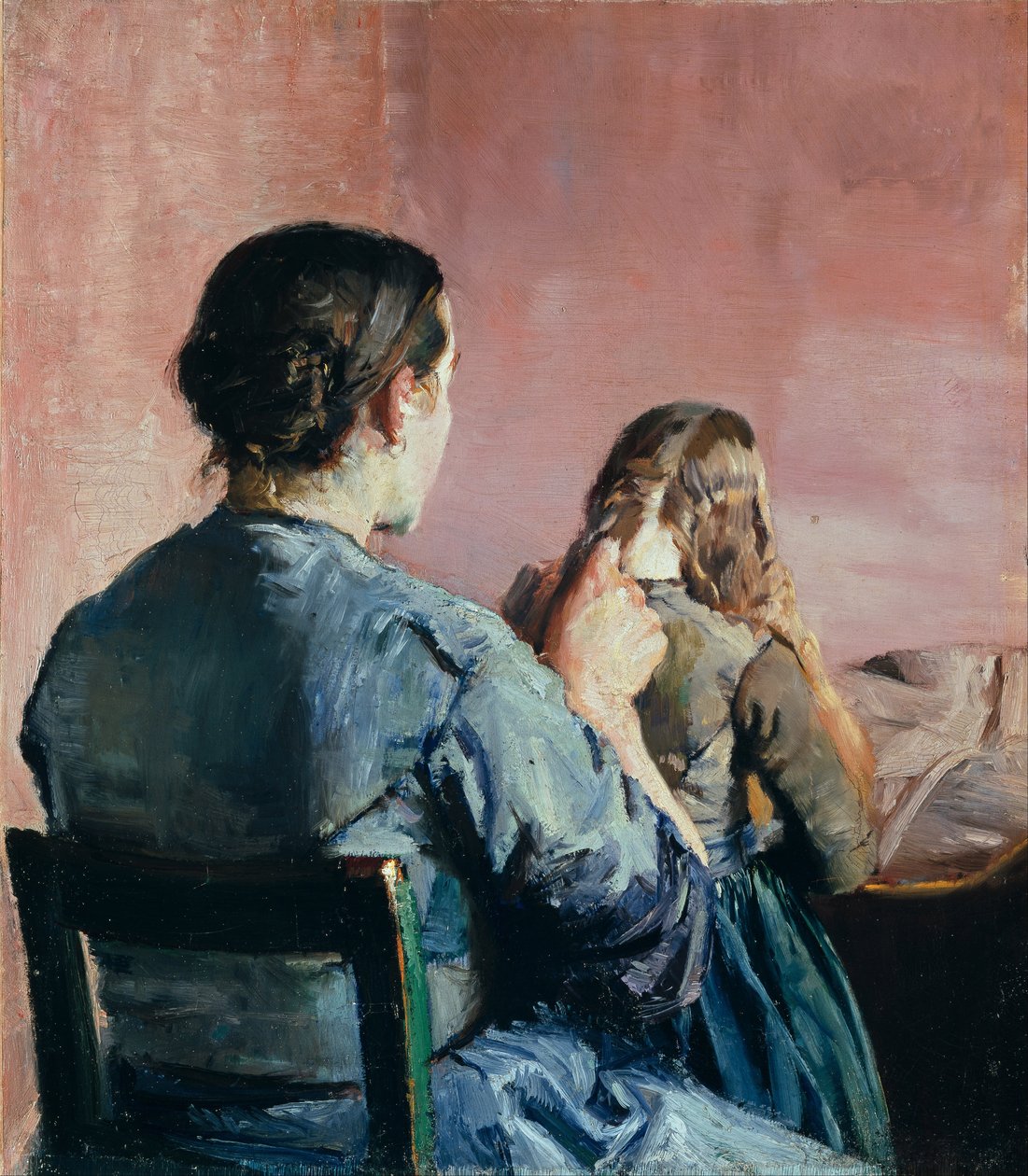 Pletení vlasů od Christian Krohg