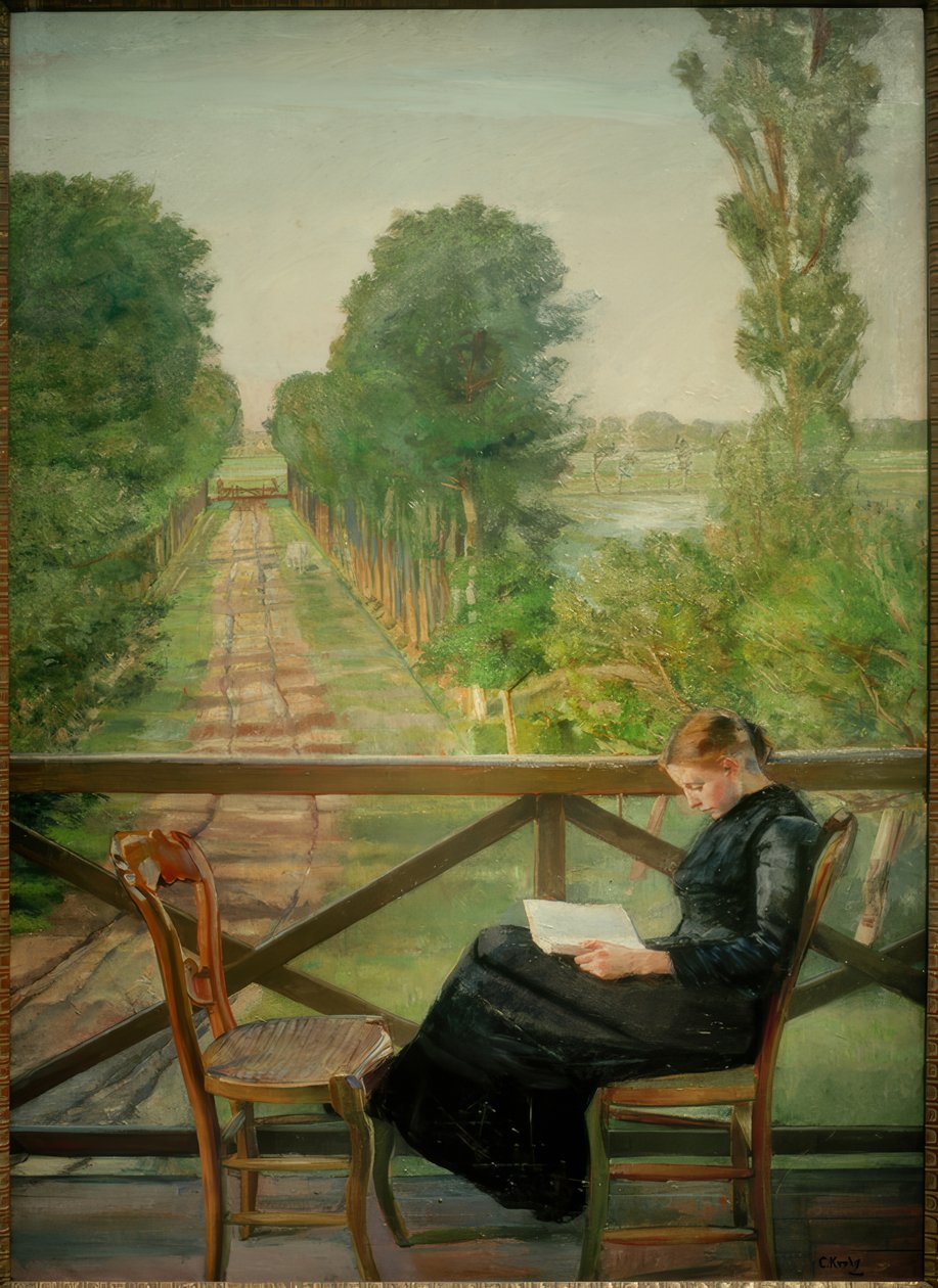 Villa Britannia, Belgie od Christian Krohg