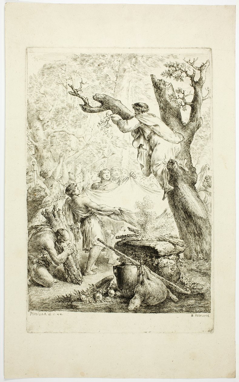 Scéna z Plinia od Christian Bernhard Rode