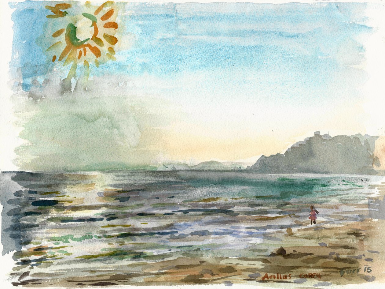 Arillas (akvarel) od Christian Furr