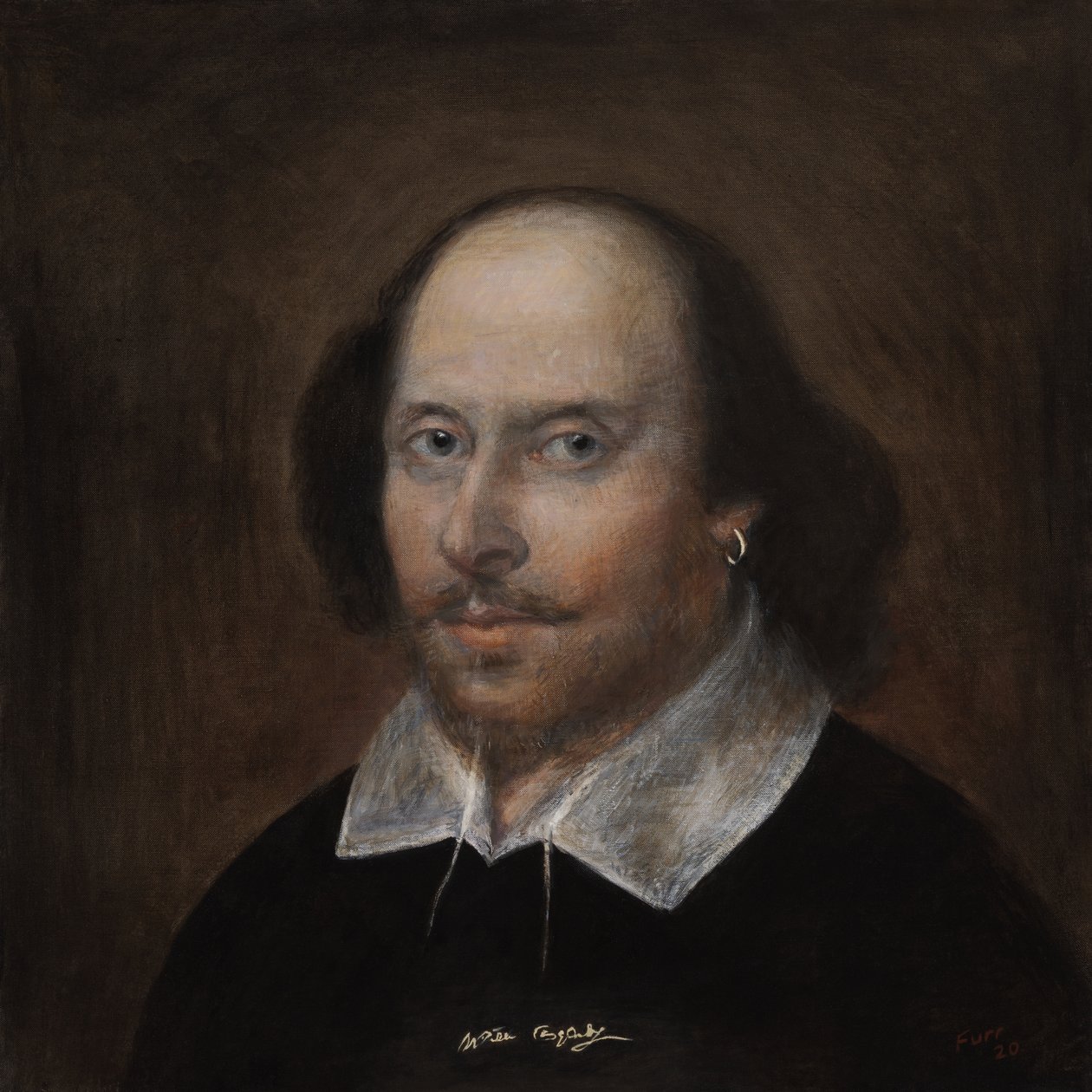 Shakespeare 2020 (olej na plátně) od Christian Furr