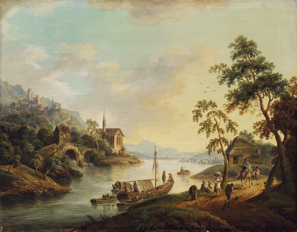 Rýnská krajina od Christian Georg Schutz