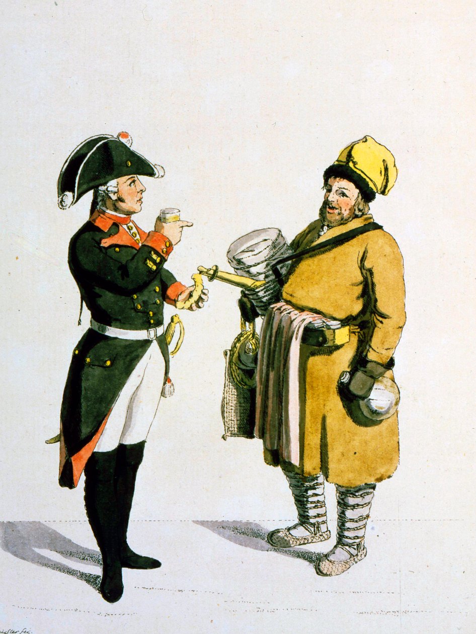 Prodejce Sbiten, 1799. od Christian Gottfried Heinrich Geissler