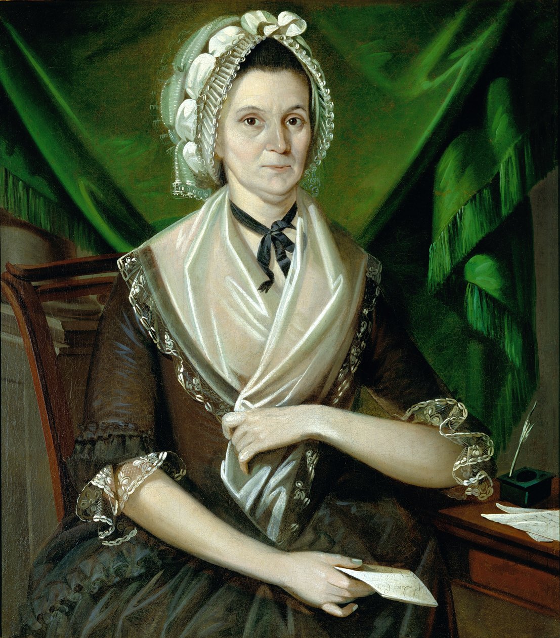 Paní David Coats, asi 1775 (olej na plátně) od Christian Gullager
