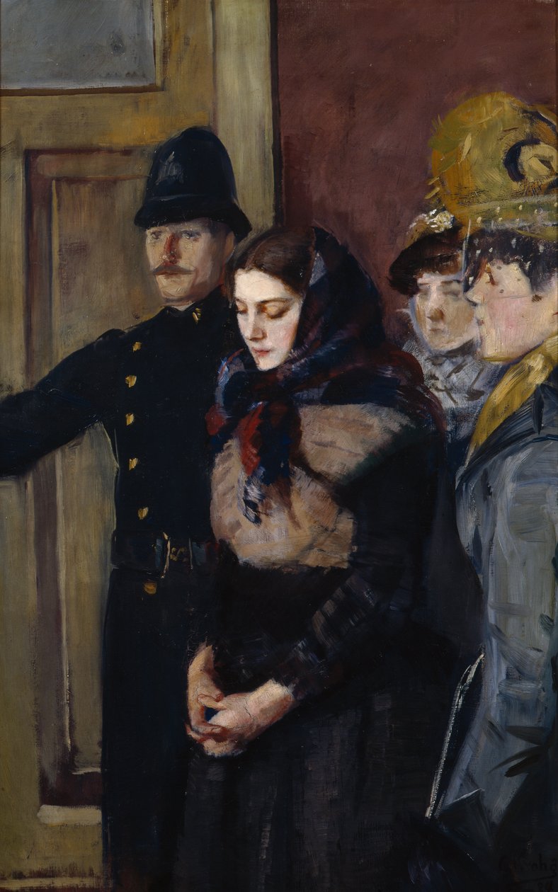 Albertine (náčrtek) od Christian Krohg