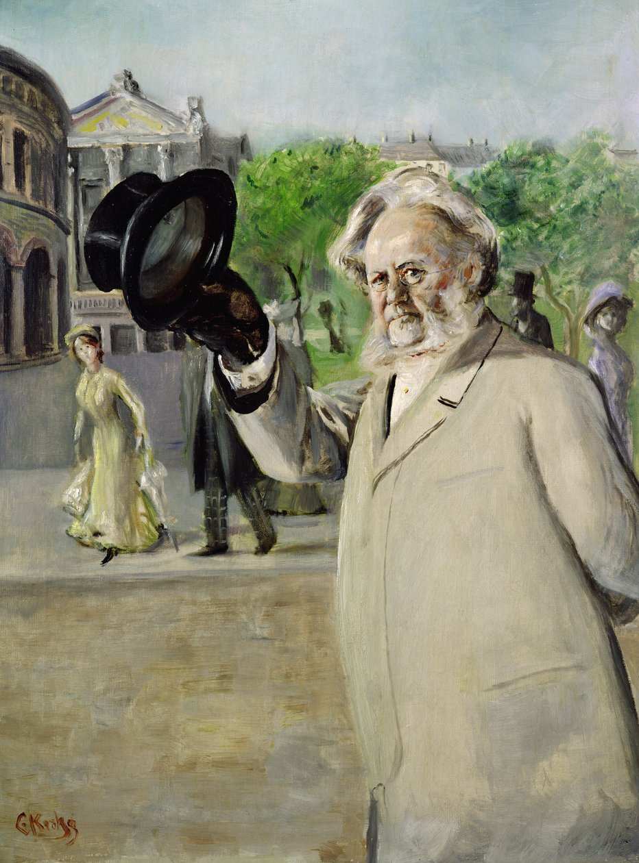 Autor Henrik Ibsen (olej na plátně) od Christian Krohg