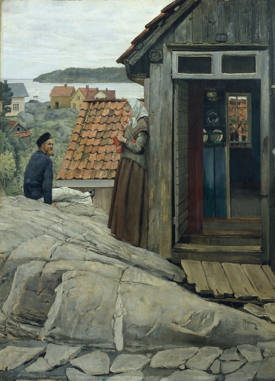 Z Pobřeží od Christian Krohg