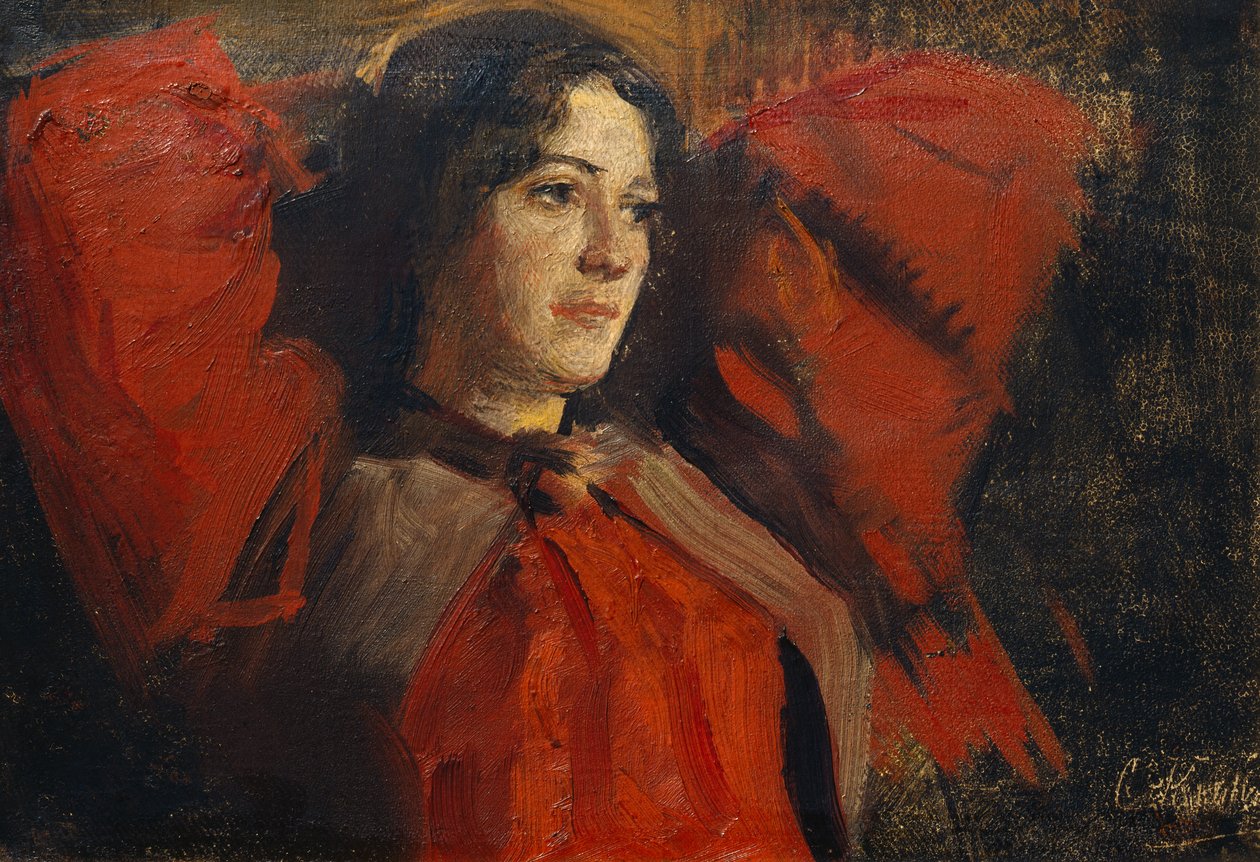 Slečna Anna Diriksová od Christian Krohg