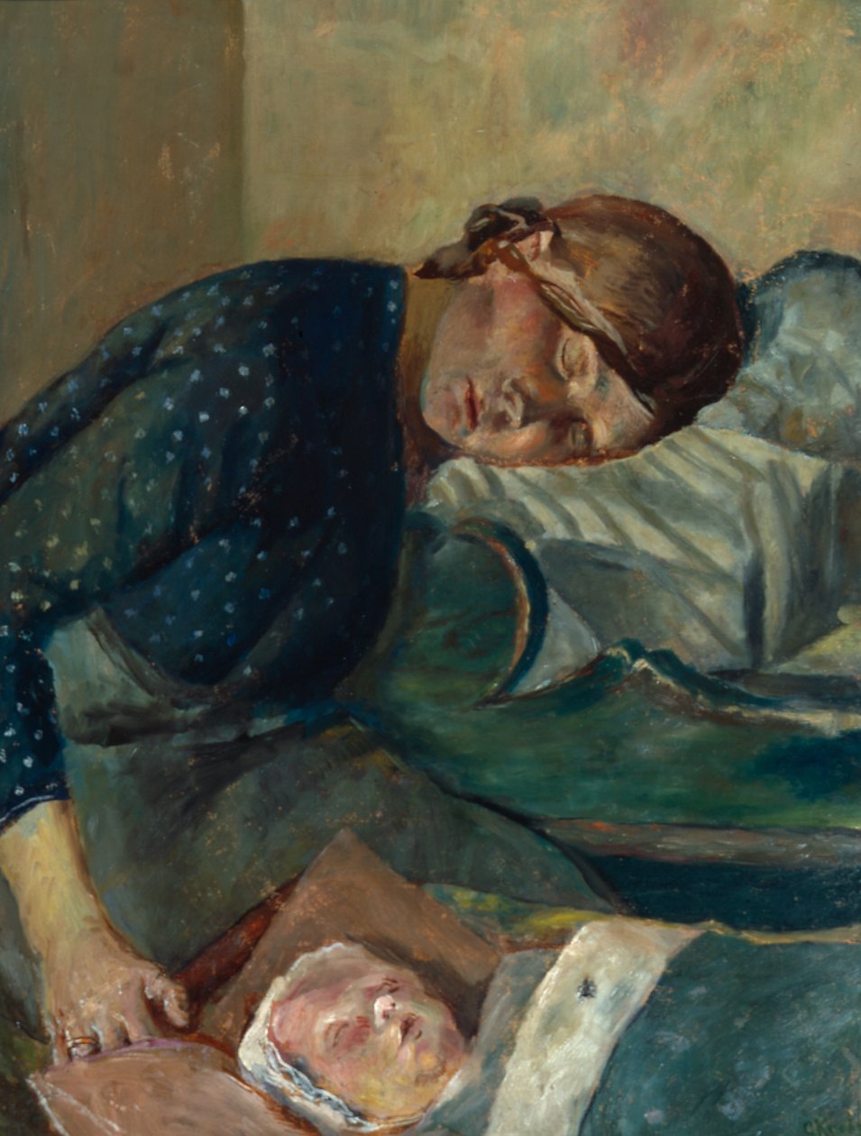 Matka a dítě (malba) od Christian Krohg