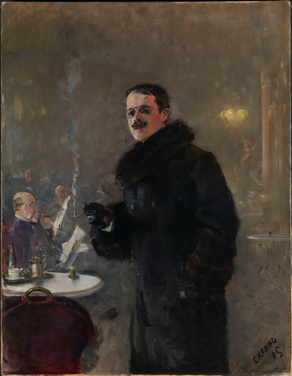 Portrét Gerharda Muntheho 1849-1929, 1885. od Christian Krohg