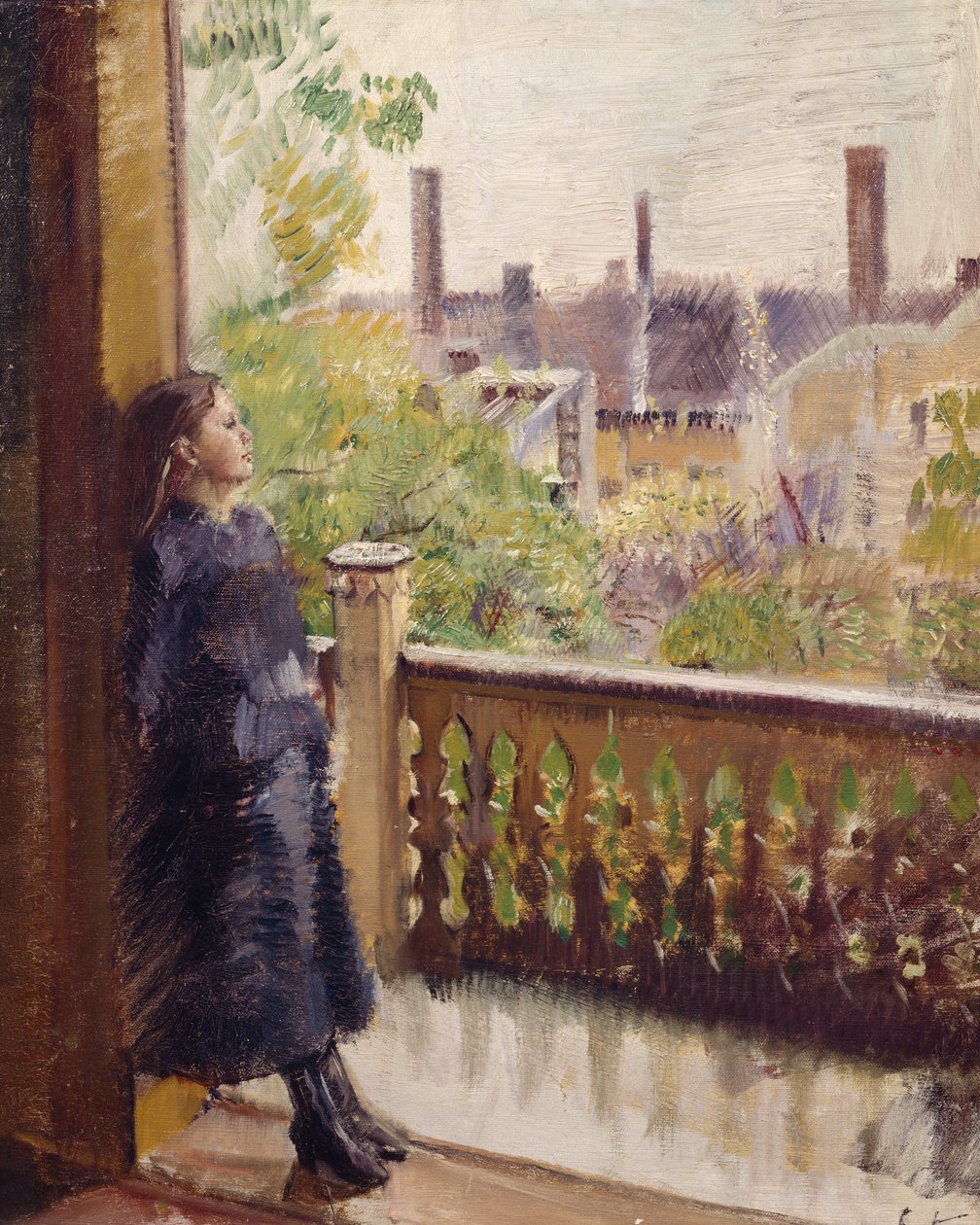 Veranda v Grønnegate od Christian Krohg