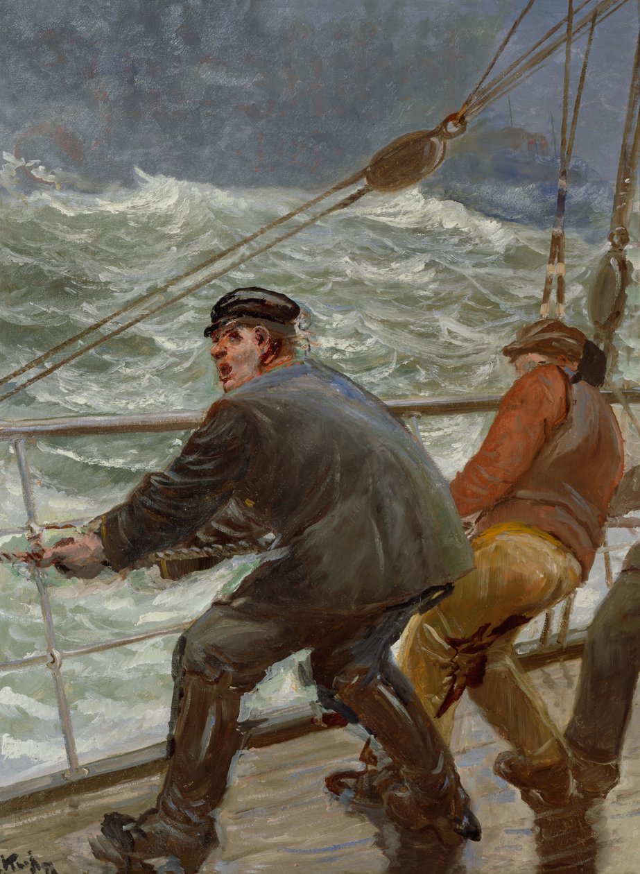 Návětrná od Christian Krohg