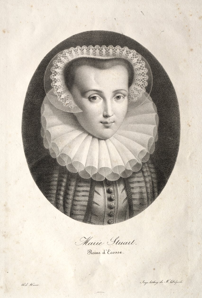 Marie Stuartovna od Christian Ludwig Wilhelm Heuer