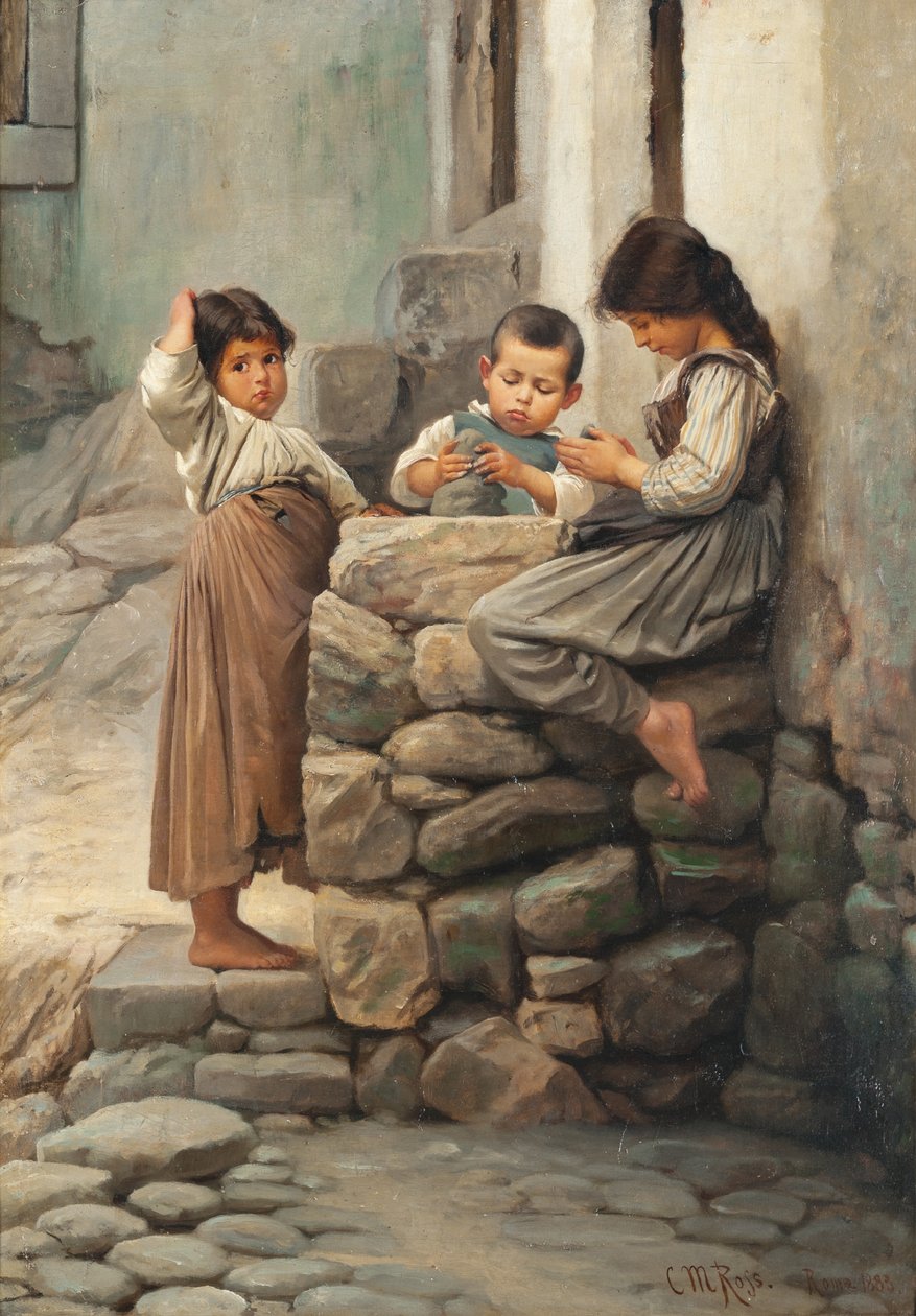 The Little Potters, 1883 od Christian Meyer Ross