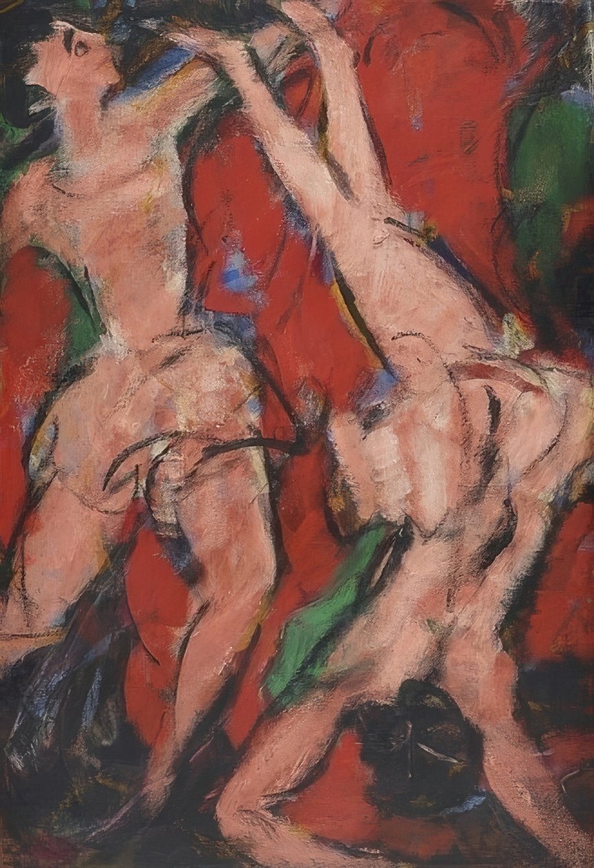 Akrobati. 1916 od Christian Rohlfs