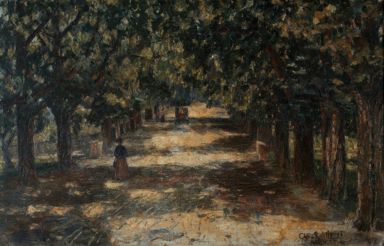 Kastanienallee do Belvedere od Christian Rohlfs
