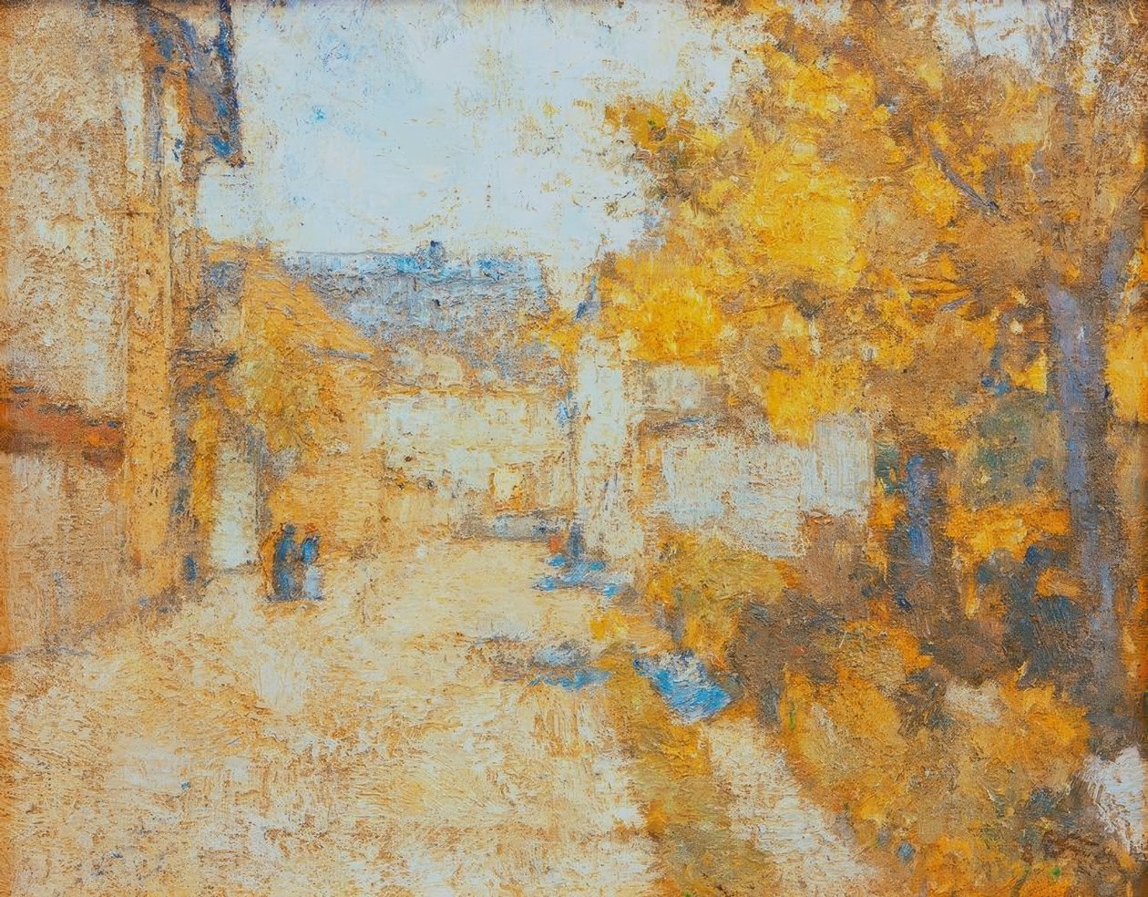 Ulice ve Výmaru (ulička v Ehringsdorf) od Christian Rohlfs