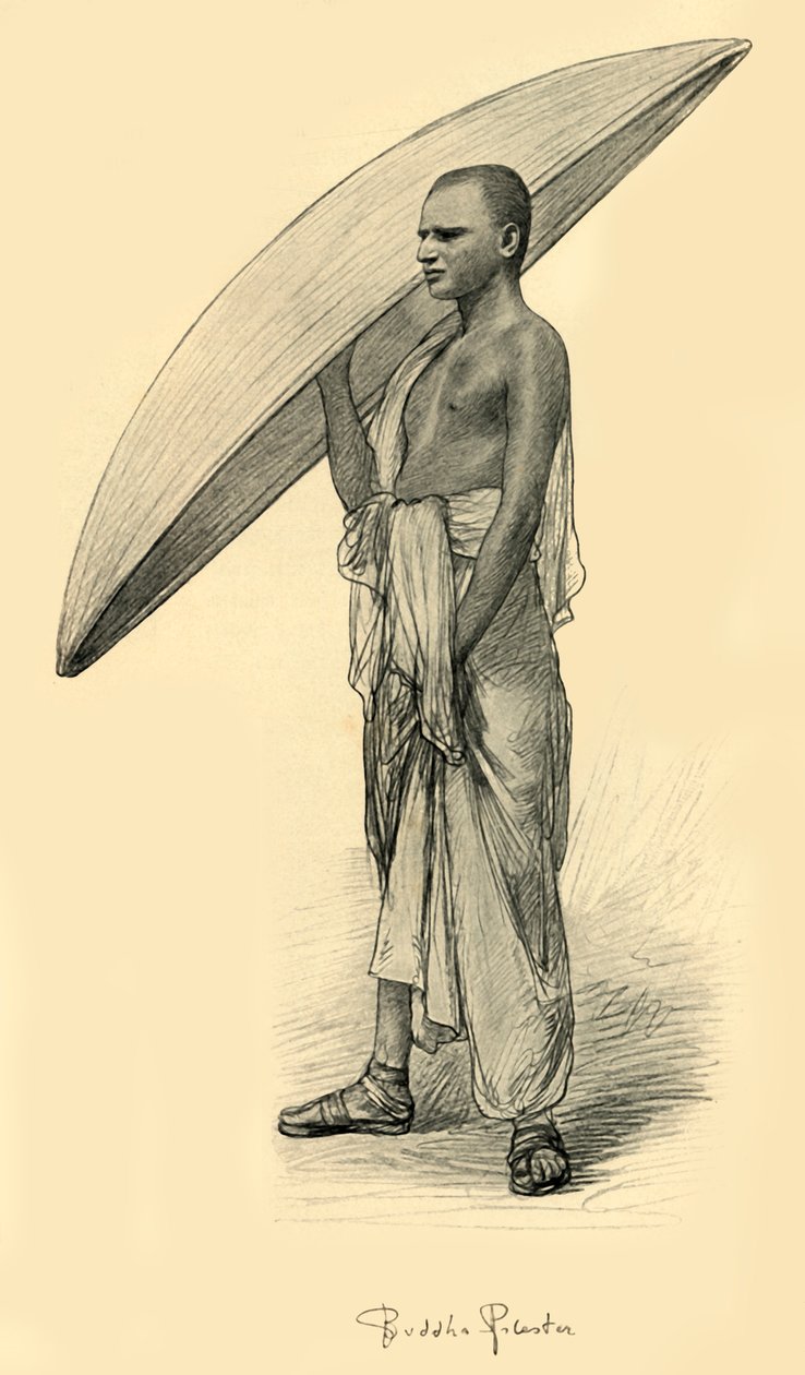 Buddhista, Cejlon, 1898. od Christian Wilhelm Allers