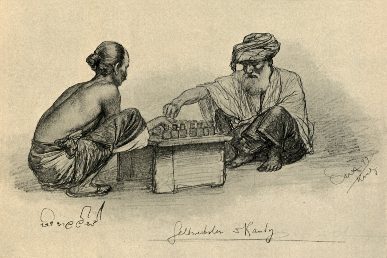 Peníze[půjčovatel], Kandy, Cejlon, 1898. od Christian Wilhelm Allers