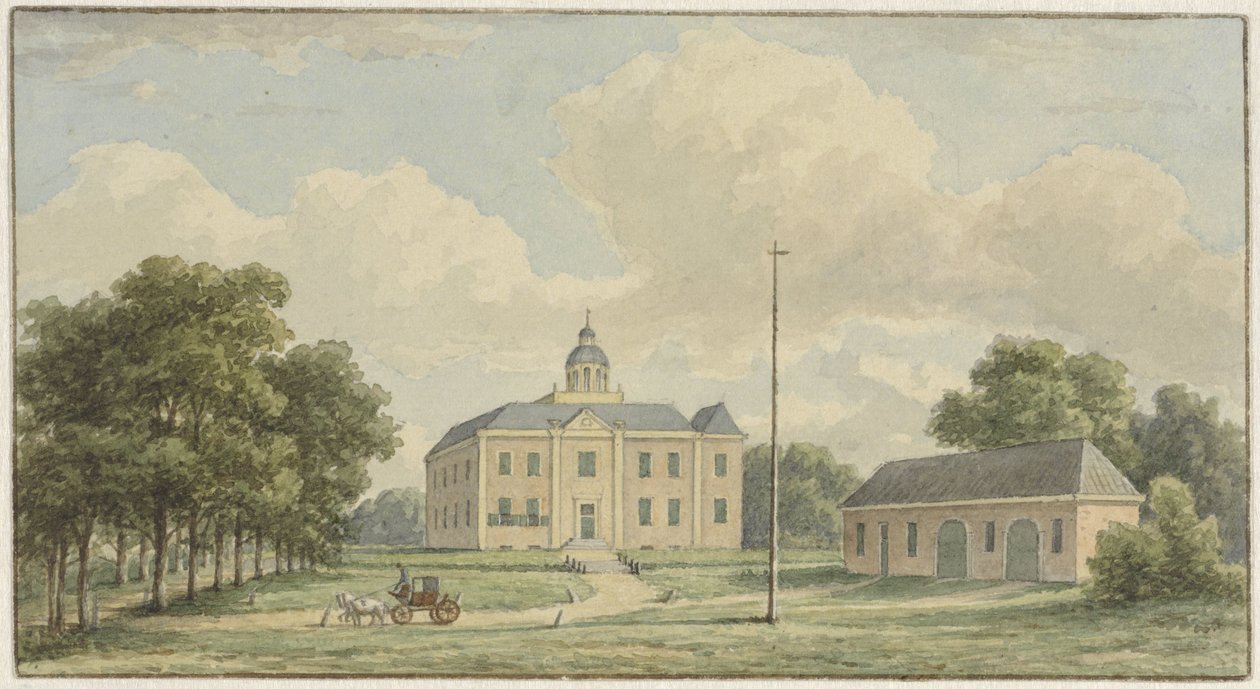 Dům De Cloese, poblíž Lochem od Christianus Hendricus Hein