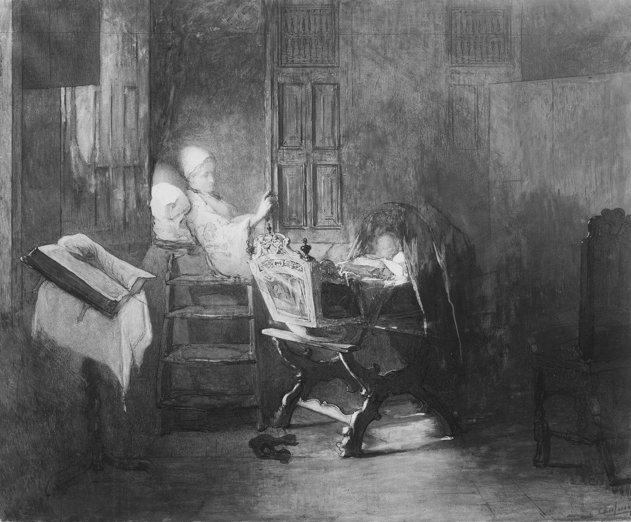 Sluneční paprsek, polovina 19.-začátek 20. století. od Christoffel Bisschop