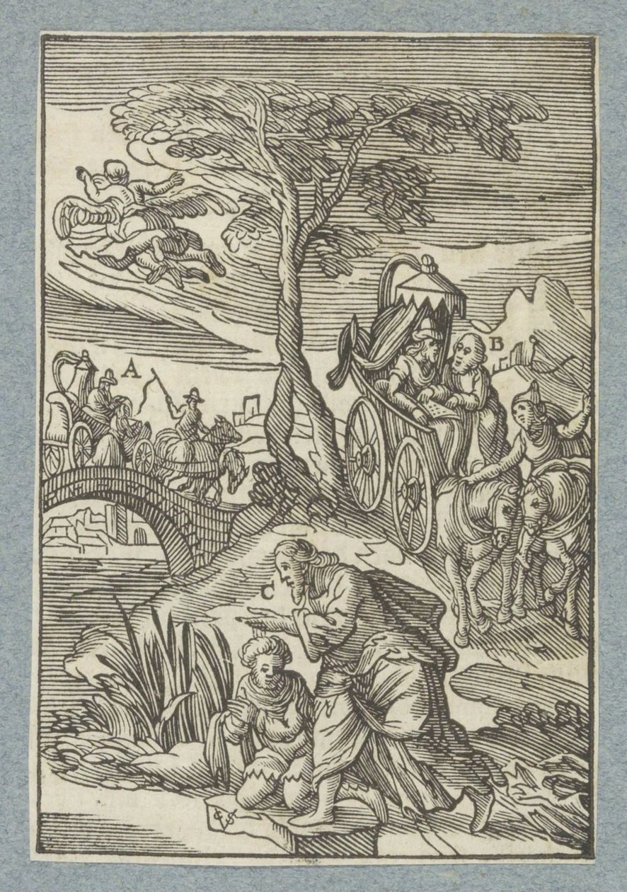 Křest Eunucha od Christoffel van Sichem (II)