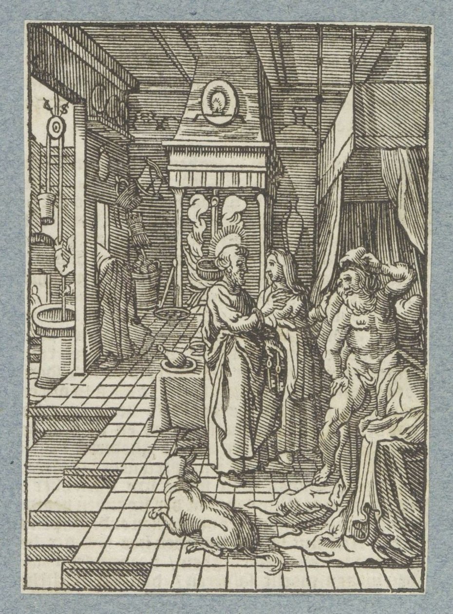 Petr zabije Aenea od Christoffel van Sichem (II)