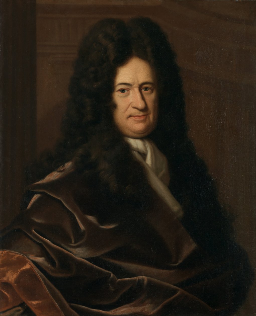 Portrét filozofa Gottfrieda Wilhelma Freiherra von Leibniz od Christoph Bernhard Francke