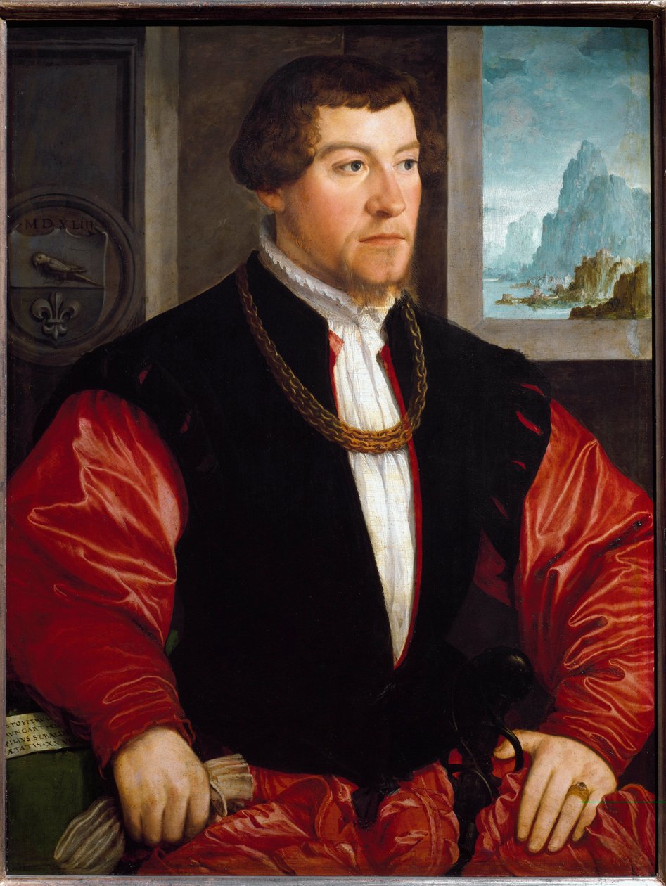 Portrét Christopha Baumgartnera (malba od Christoph Amberger