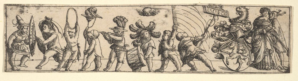 Frieze s dětmi, 1531. od Christoph Bockstorffer