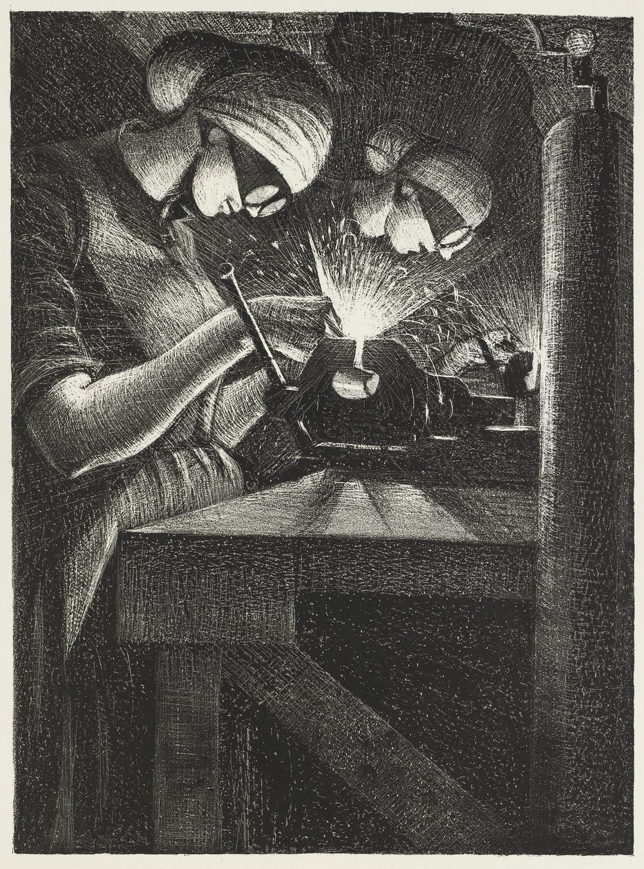 Acetylen Welders, 1917 od Christopher Richard Wynne Nevinson