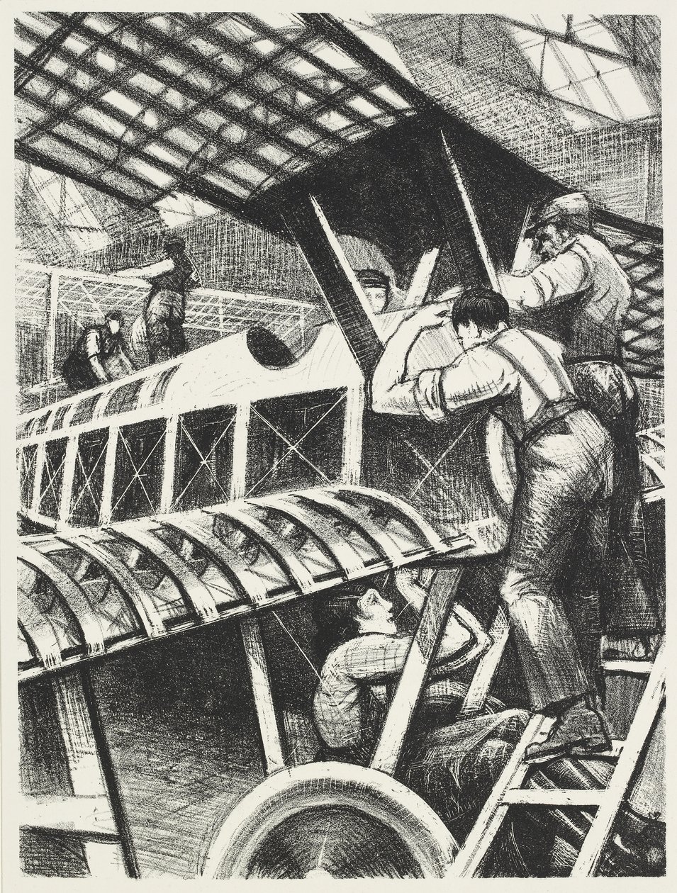 Montáž dílů, 1917 od Christopher Richard Wynne Nevinson