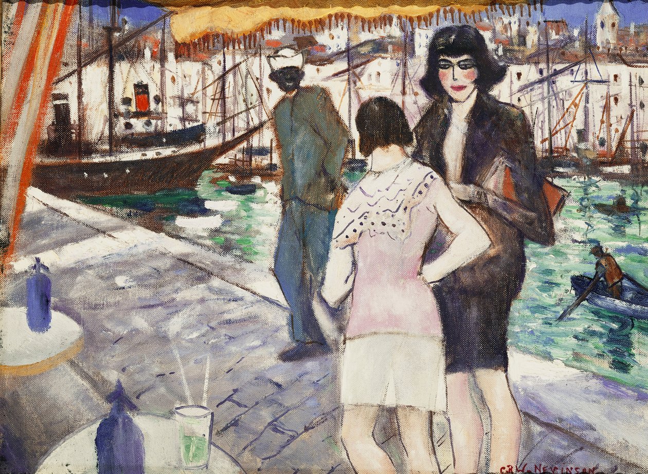 u nábřeží, od Christopher Richard Wynne Nevinson
