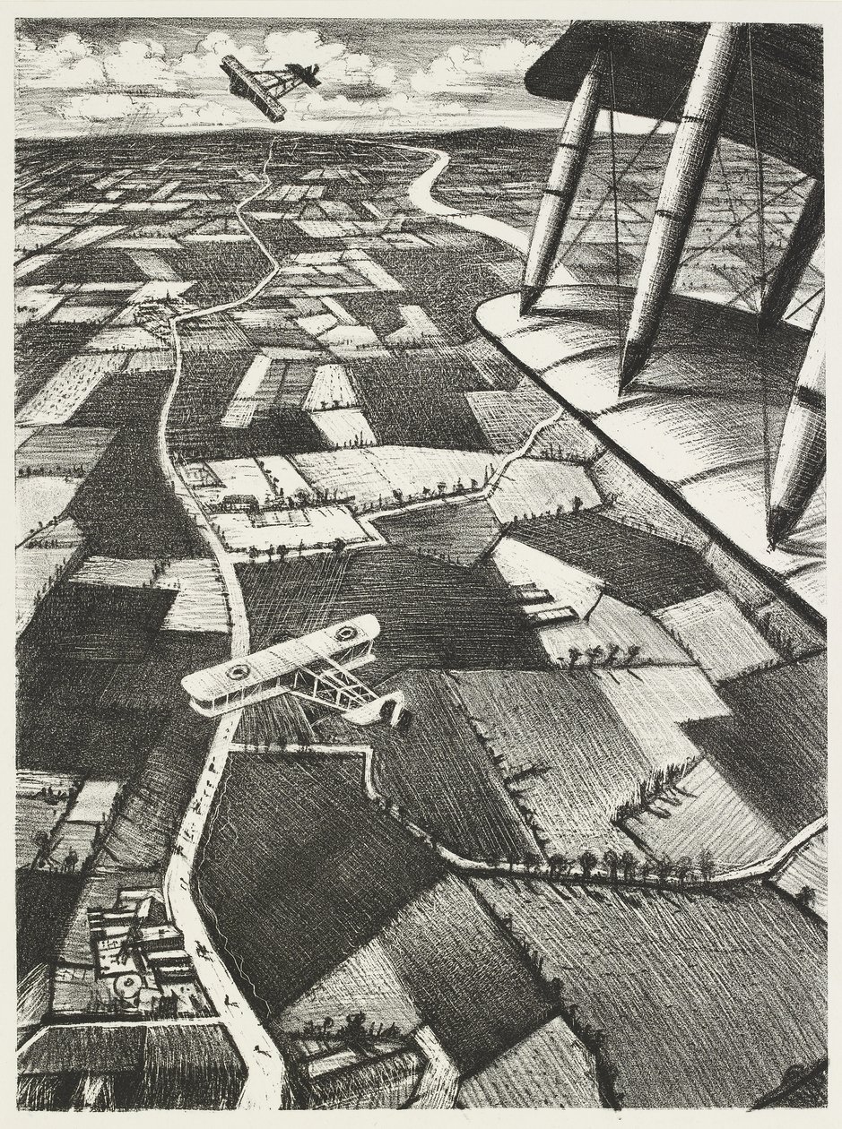 Ve vzduchu, 1917 od Christopher Richard Wynne Nevinson