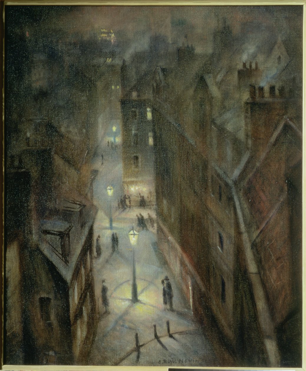 Soho Twilight, kolem roku 1924 od Christopher Richard Wynne Nevinson