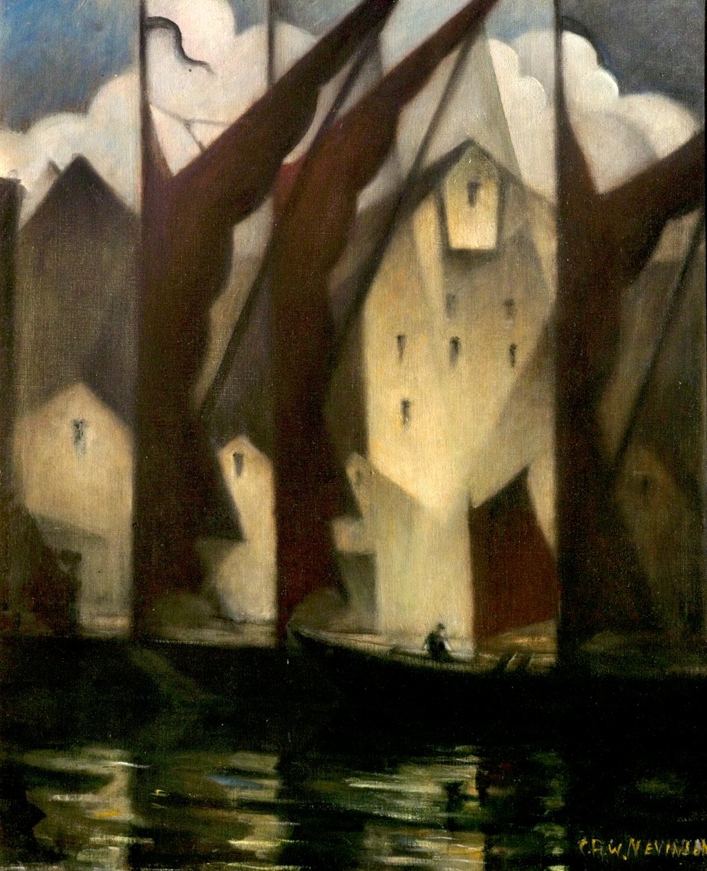 Thameside, 1941 od Christopher Richard Wynne Nevinson