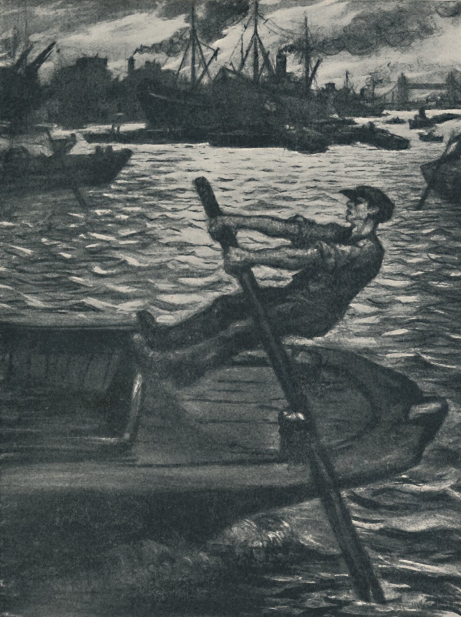 Bargee, 1920 od Christopher Richard Wynne Nevinson
