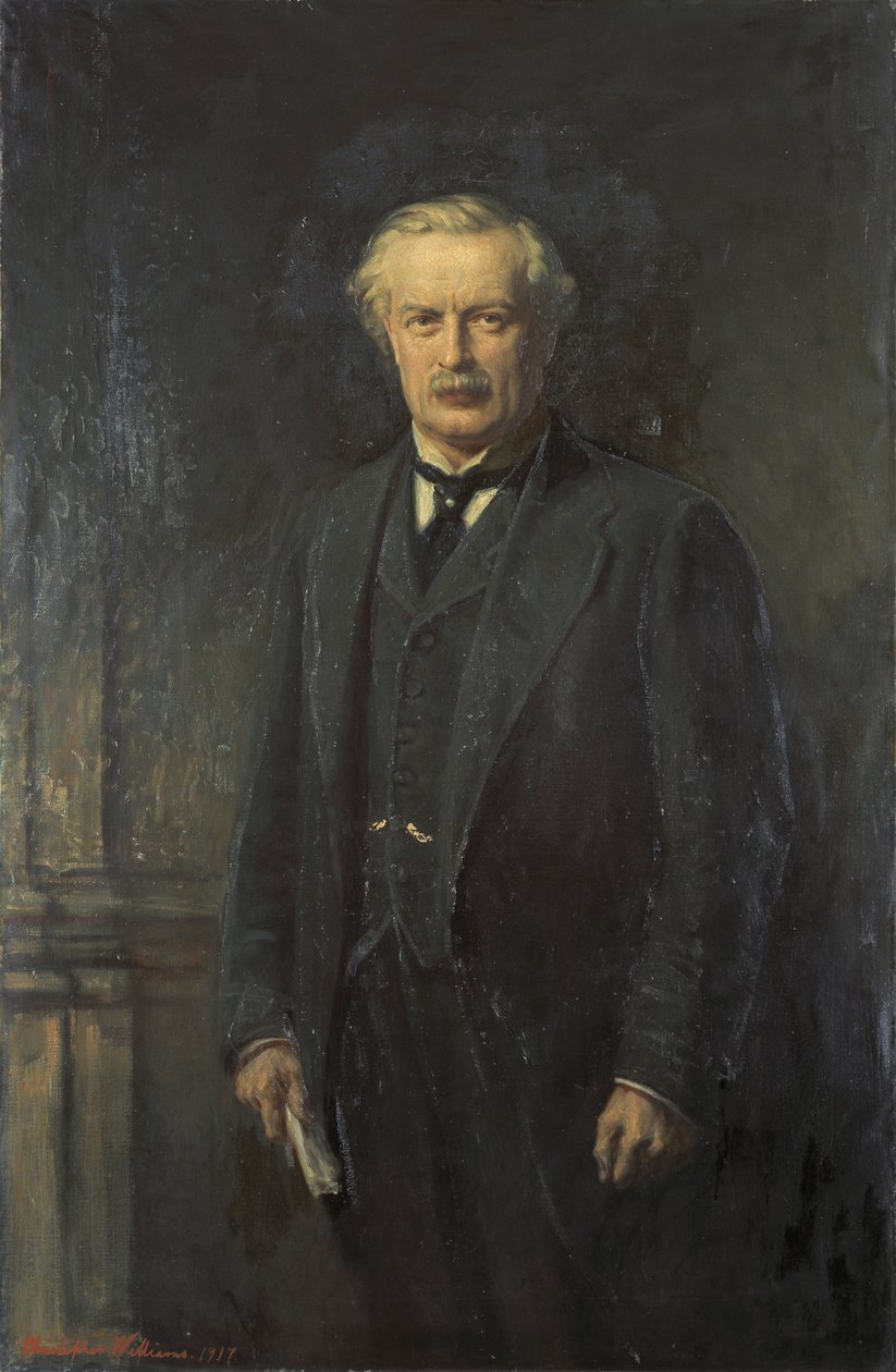 David Lloyd George 1863-1945, c1917. od Christopher Williams