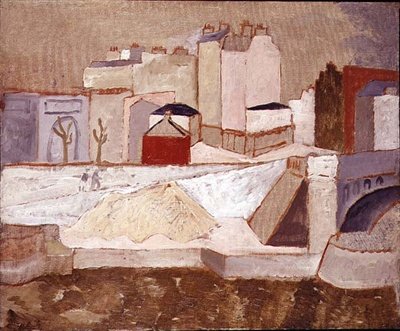 Scéna pařížské ulice od Christopher Wood