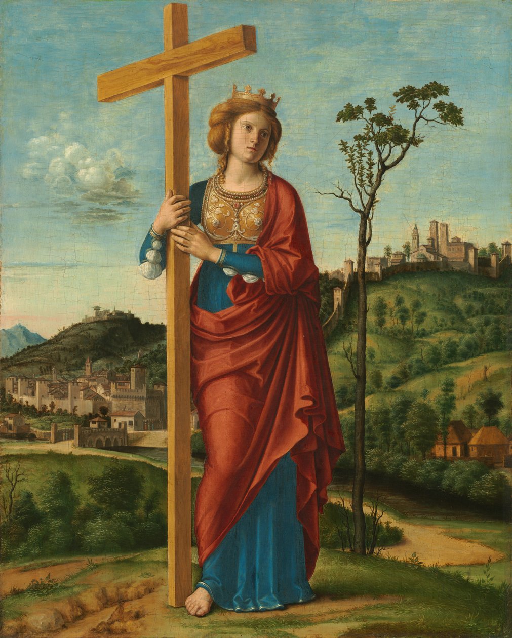 Helena z Konstantinopole od Cima da Conegliano