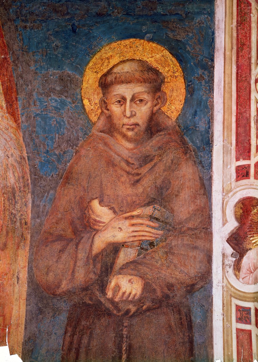 Sv. František (detail 440729) od Giovanni Cimabue
