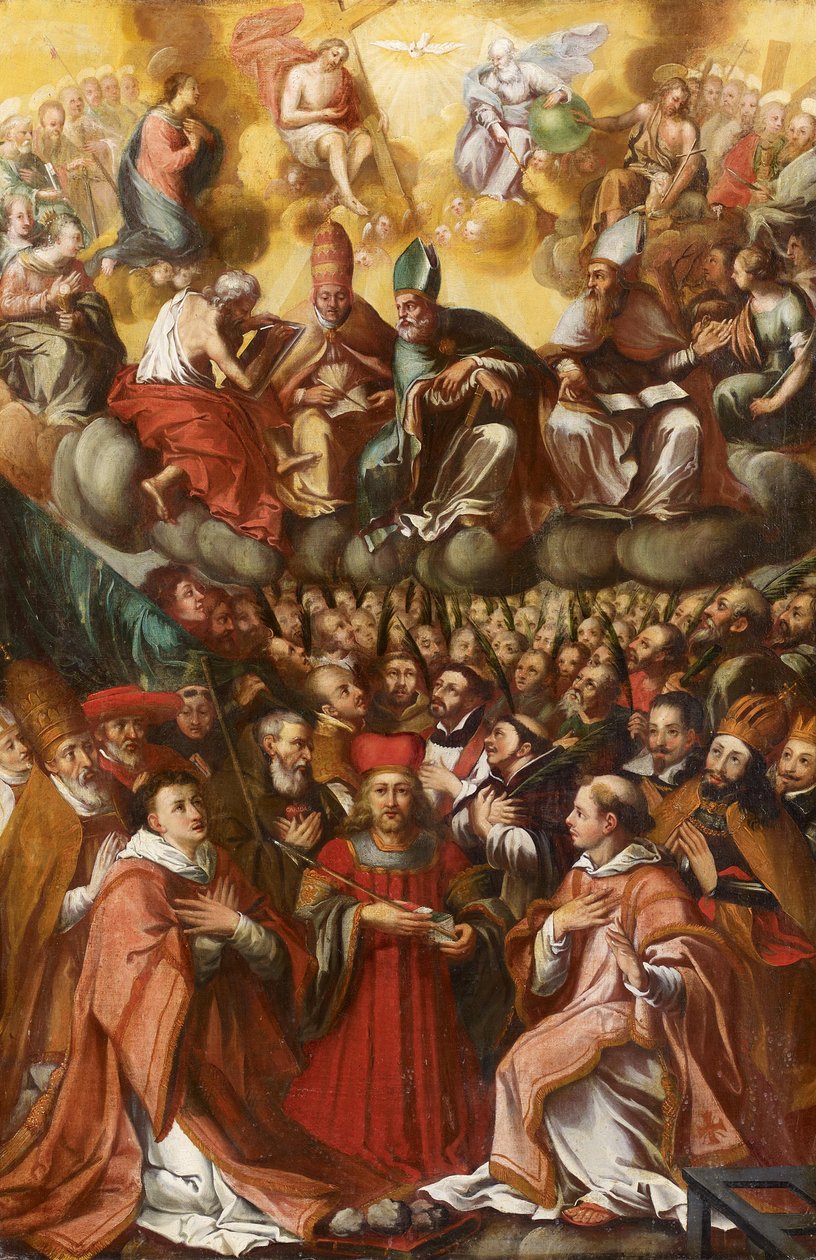 Oltář Všech svatých s Trojicí od Circle of Christoph Thomas Scheffler