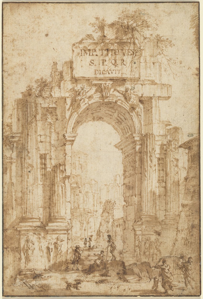 Titův oblouk od Circle of Giovanni Paolo Panini