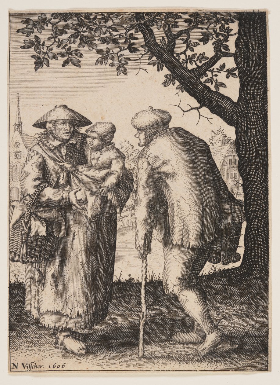 Rolnická rodina od Claes Jansz. Visscher